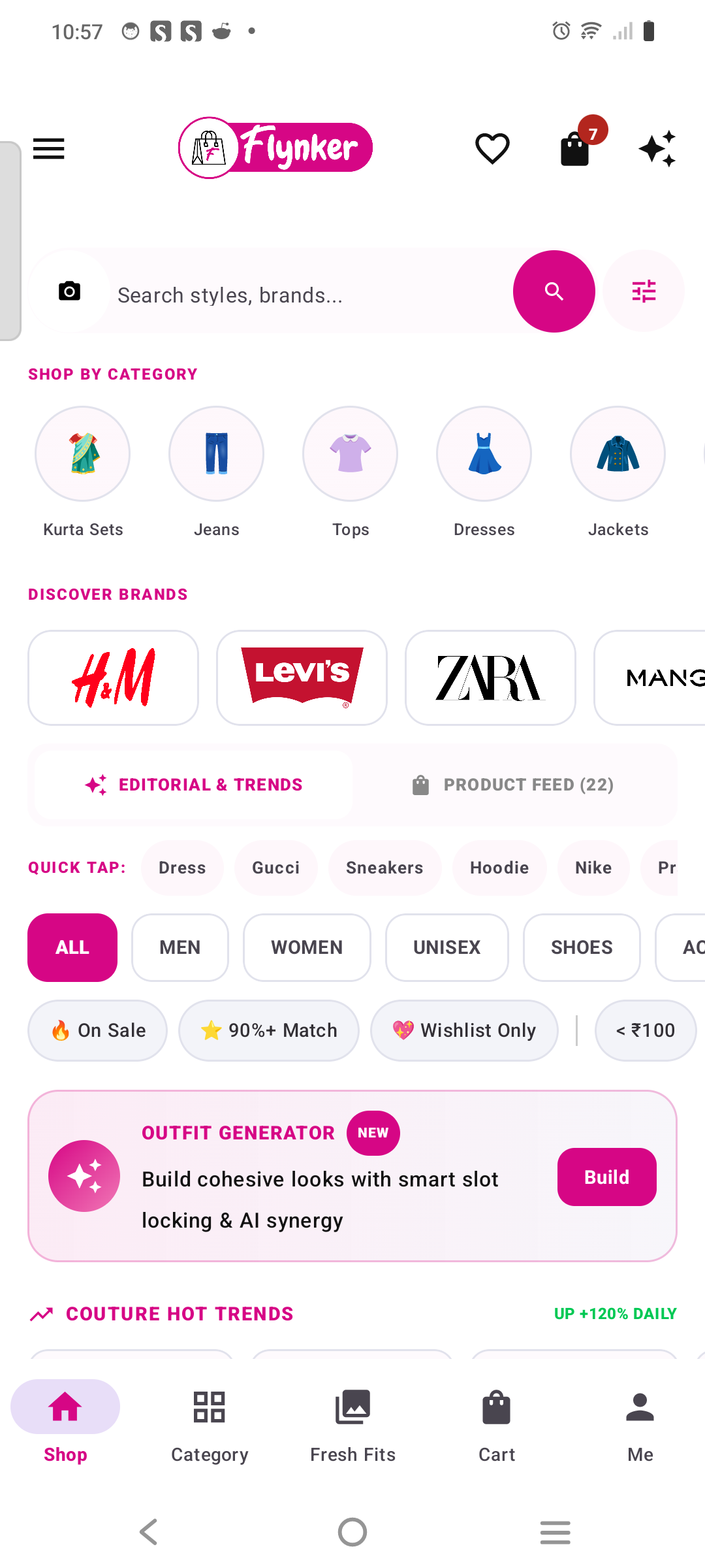 Flynker multi-brand catalogue