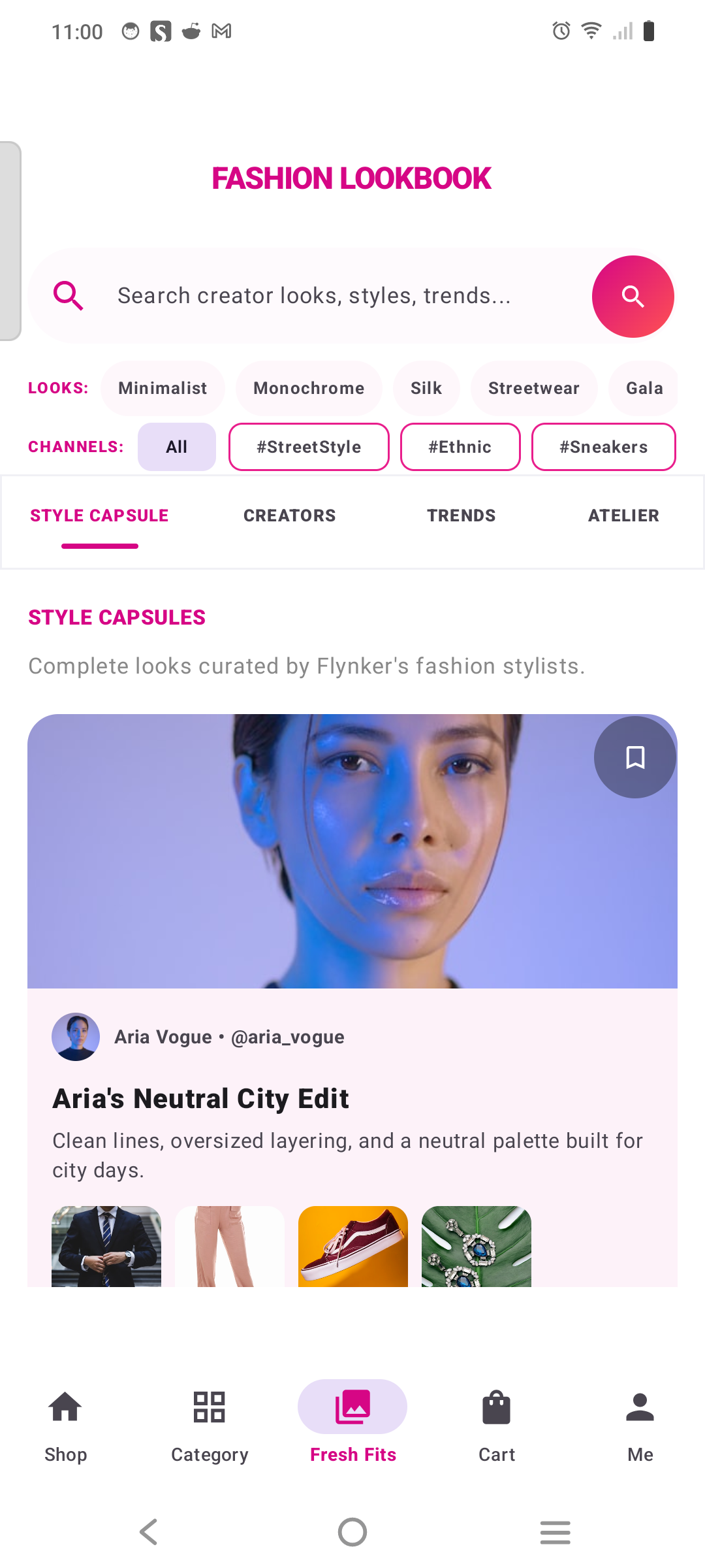 Flynker Style Capsule feed